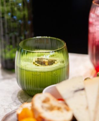 Estiva Textured Short Tumbler Glasses, Set of 4