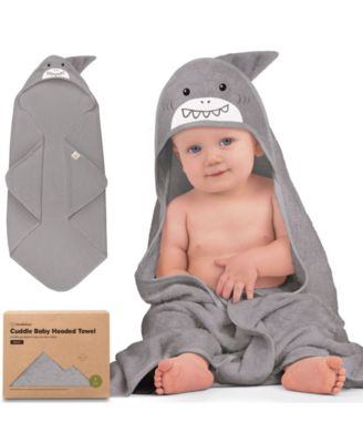 KeaBabies Cuddle Baby Hooded Towel Baby Bath Towel Hooded Baby Towels Baby Beach Towel for Newborn Kids - Shark 22$