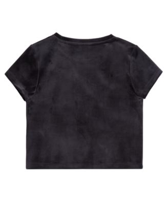 Big Girls' 8-16 Rhinestone-Embellished Pull-On T-Shirt