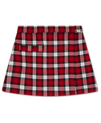 abercrombie kids - Girls Plaid Print Wrap Skort
