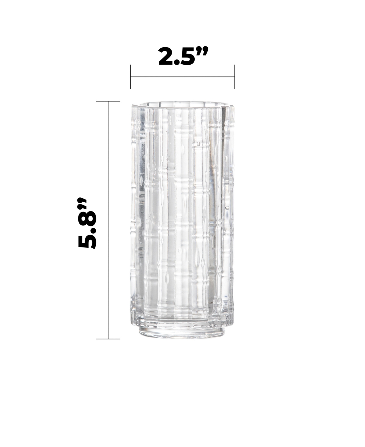 Fortessa Mahalo Collins Glasses, Set Of 4 In Transparent