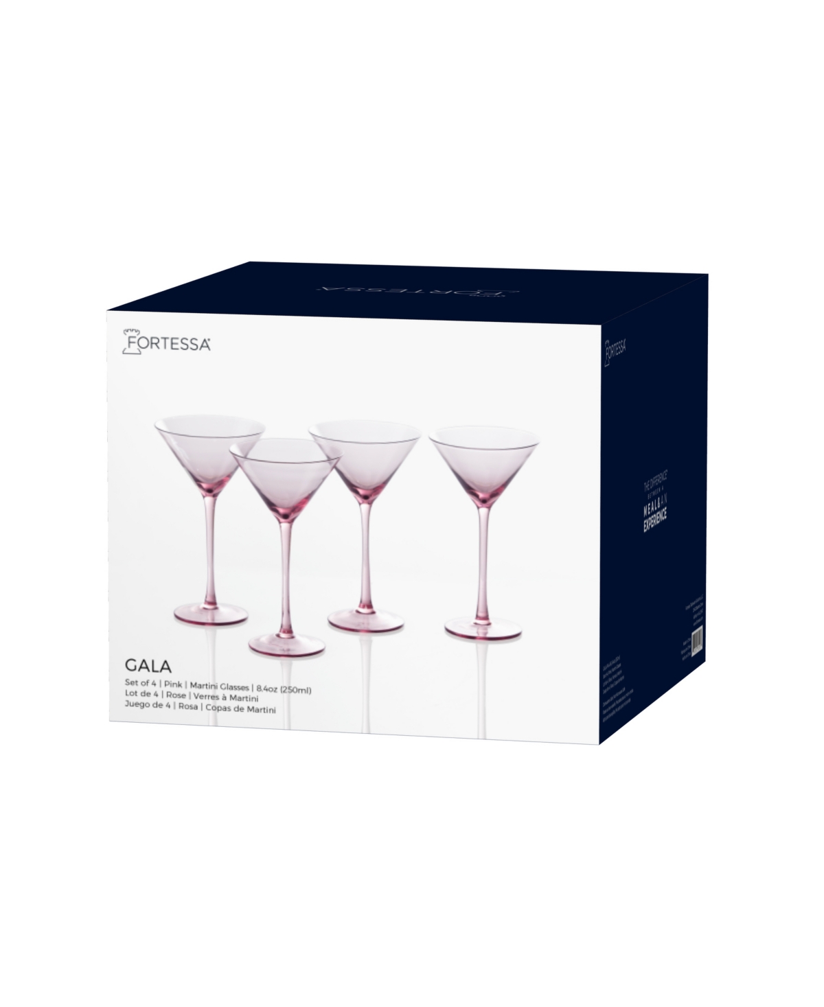Fortessa Gala Martini Glasses, Set Of 4 In Purple