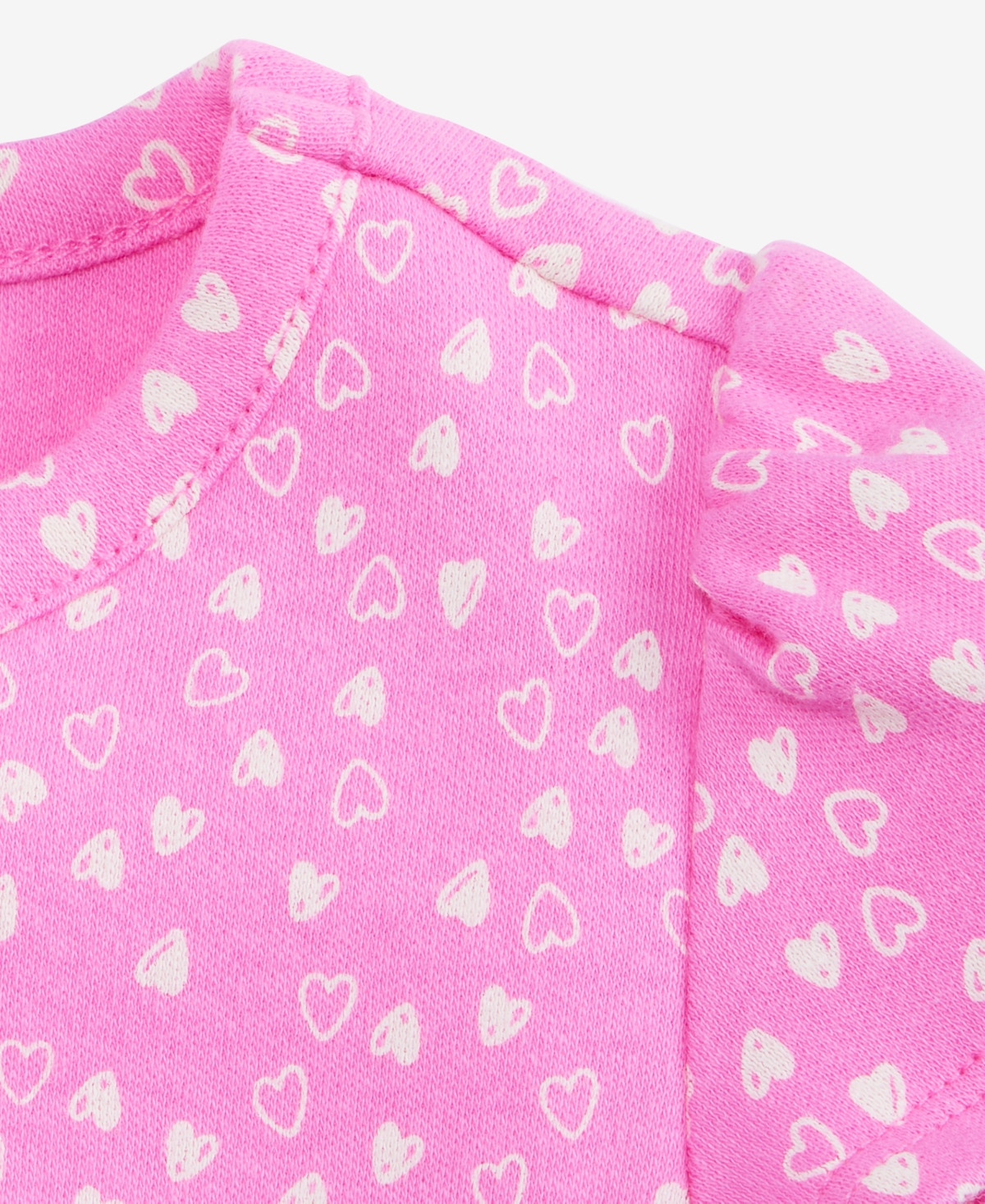 First Impressions Baby Girls Mini Hearts Short-Sleeve Cotton Top, Macy's Exclusive
