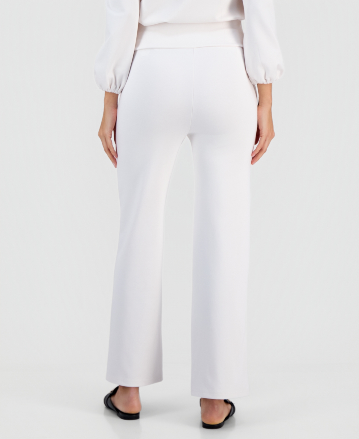 Ak Anne Klein Petite Serenity Knit Pull-On Pants