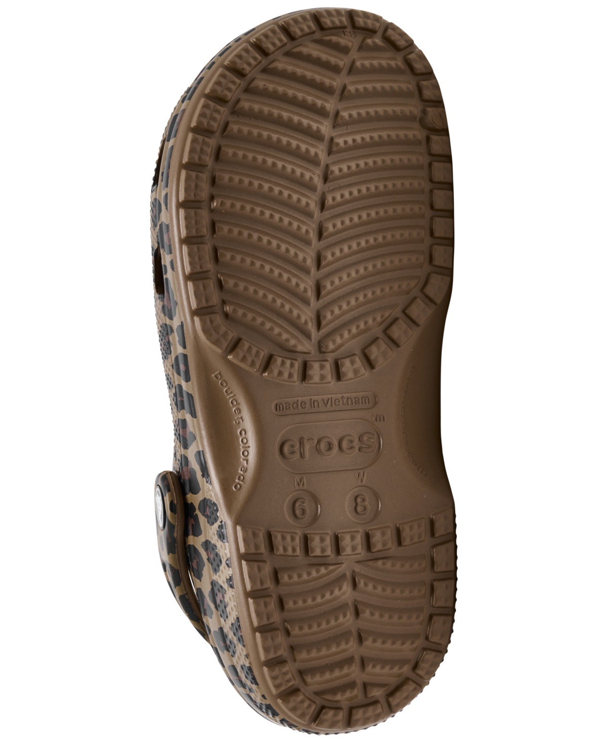 Crocs Women's Animal Classic Clogs From Finish Line In Animal Print