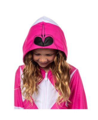 Little Girls Mighty Morphin All Character Colors Union Suit Costume Sleep Pajama