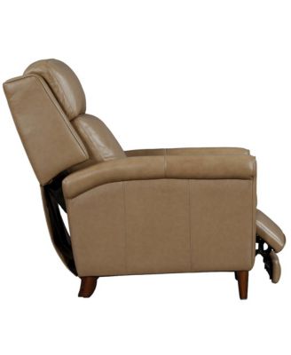 Two Pack leather Lotus Cream Power Cordless High Leg Recliner