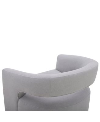Orbit - Dame Dove Open Back Accent Chair