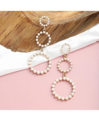 Women's Snowball Drop Earrings