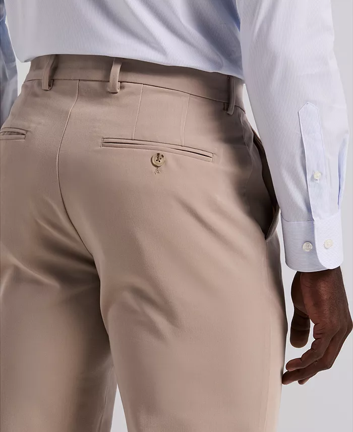 Men's Modern-Fit Stretch Solid Resolution Pants - thumbnail 5