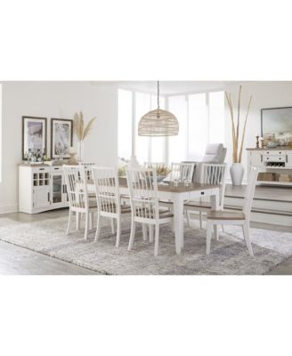 Two Pack Poplar Solids / Birch Veneers Americana Modern Dining Spindle Back Dining Chair