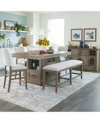 Sundance Dining - Sandstone Upholstered Counter Chair Two Pack