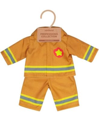 Careers Collection - Firefighter Doll Outfit with Jacket, Pants and Helmet for 15" Baby Dolls