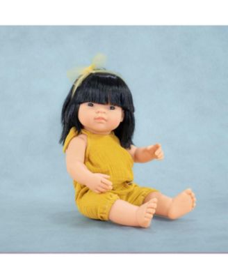 My Friends and Me Collection Asian Baby Girl Doll with Black Hair - 15"
