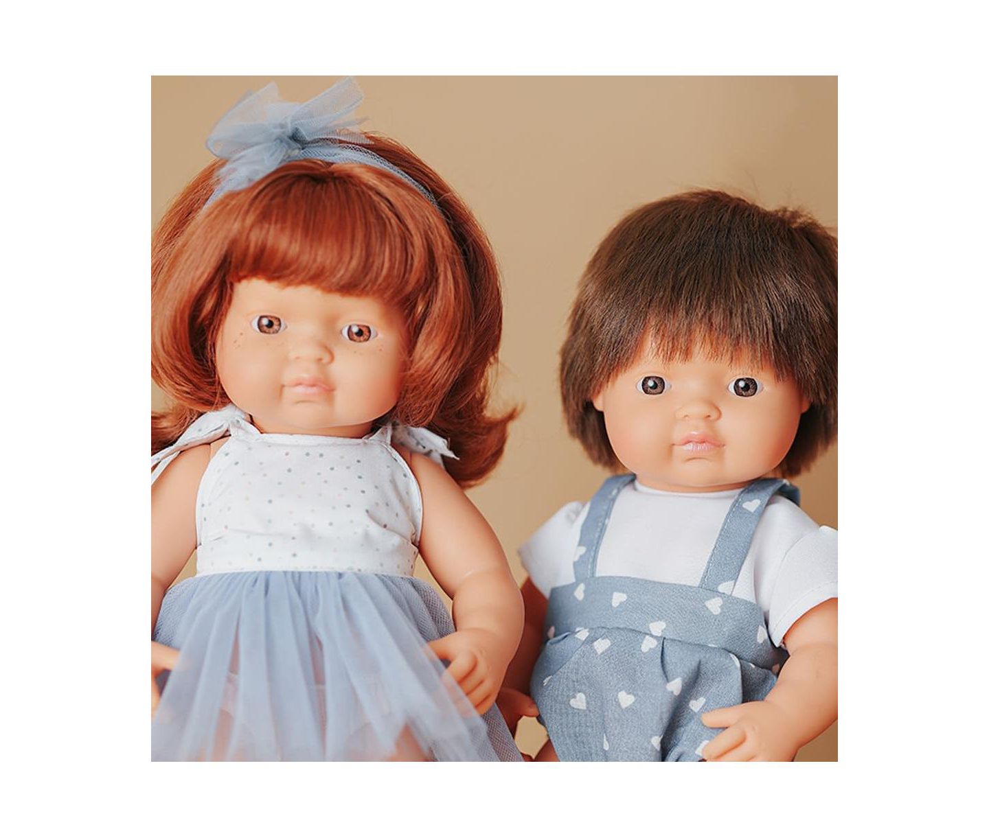 Детская кукла MINILAND My Friends & Me Baby Girl with Red Hair 15" Articulated Anatomically-Correct Baby Doll, Ages 10 Months+, цвет: Light Skin — фото 3