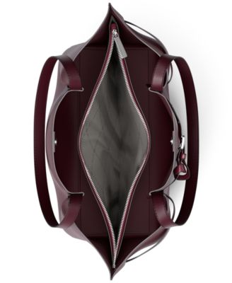 Emilia Large East West Center Zip Tote Bag