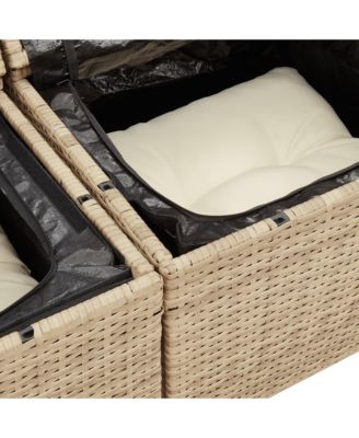 Garden Sofa Beige, Cream White