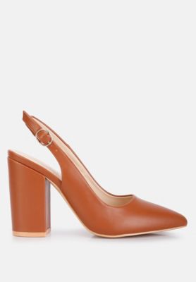 Women's Creidne Block Heel Pointed Toe Sandals