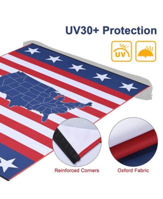 4.5x6 Ft Carside Awning Replacement Fabric with Side Wall Roof Rack Overlanding