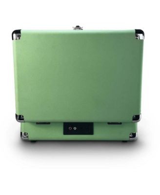 METRO PLUS Portable Rechargeable Bluetooth Suitcase Turntable Record Player - Mint