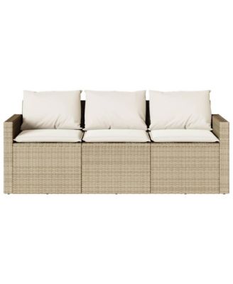 Garden Sofa Beige, Cream White