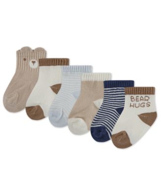 Huggies - Baby Boys 6-Pack Printed Socks