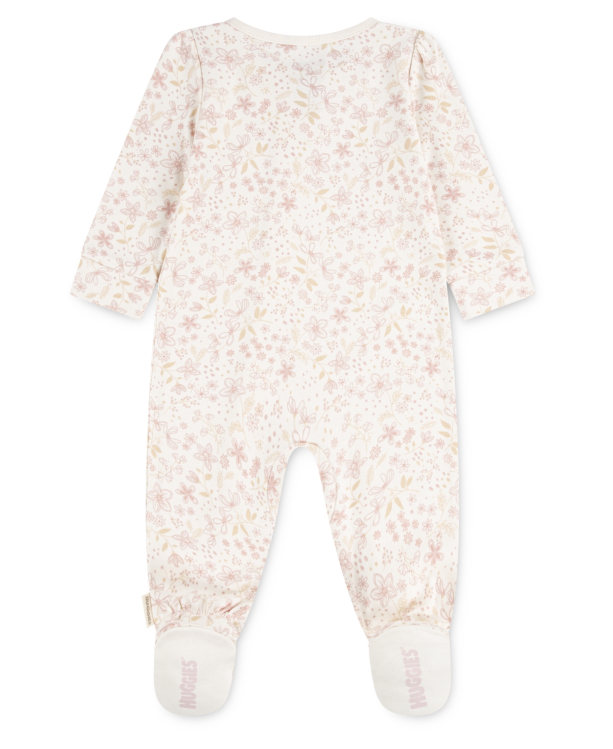 Huggies Baby Boys Graphic 2-way Full-zip Footed Coverall In Multi