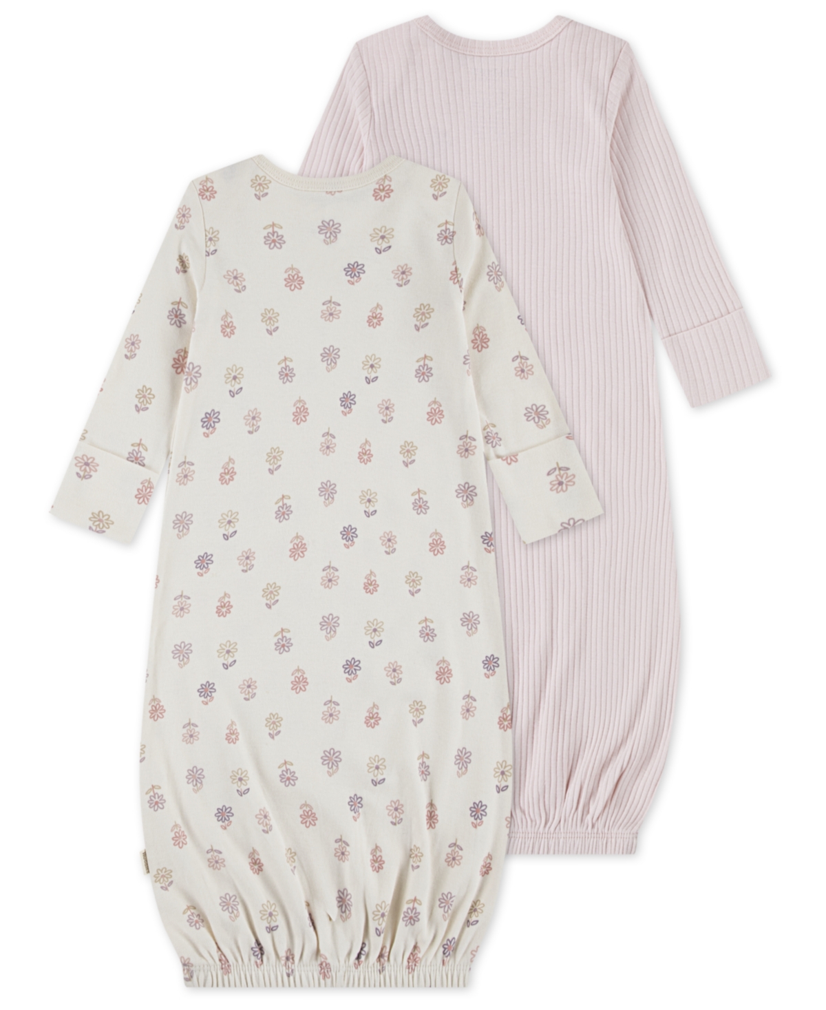 Huggies Baby Boys And Girls 2-pack Long-sleeve Sleeper Gown In Multi