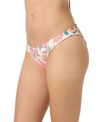 Juniors' Camellia Floral Rockley Revo Swimsuit Bottoms