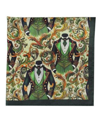 Men's Shall We Dance Silk Novelty 12x12 Pocket Square