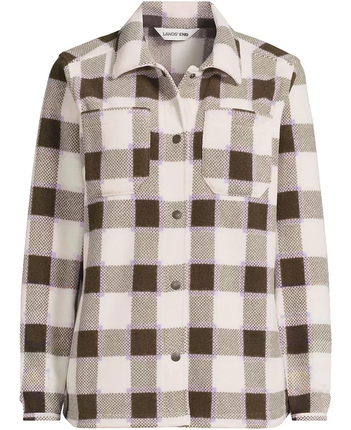 Women's Print Anyweather Fleece Shirt Jacket - thumbnail 3