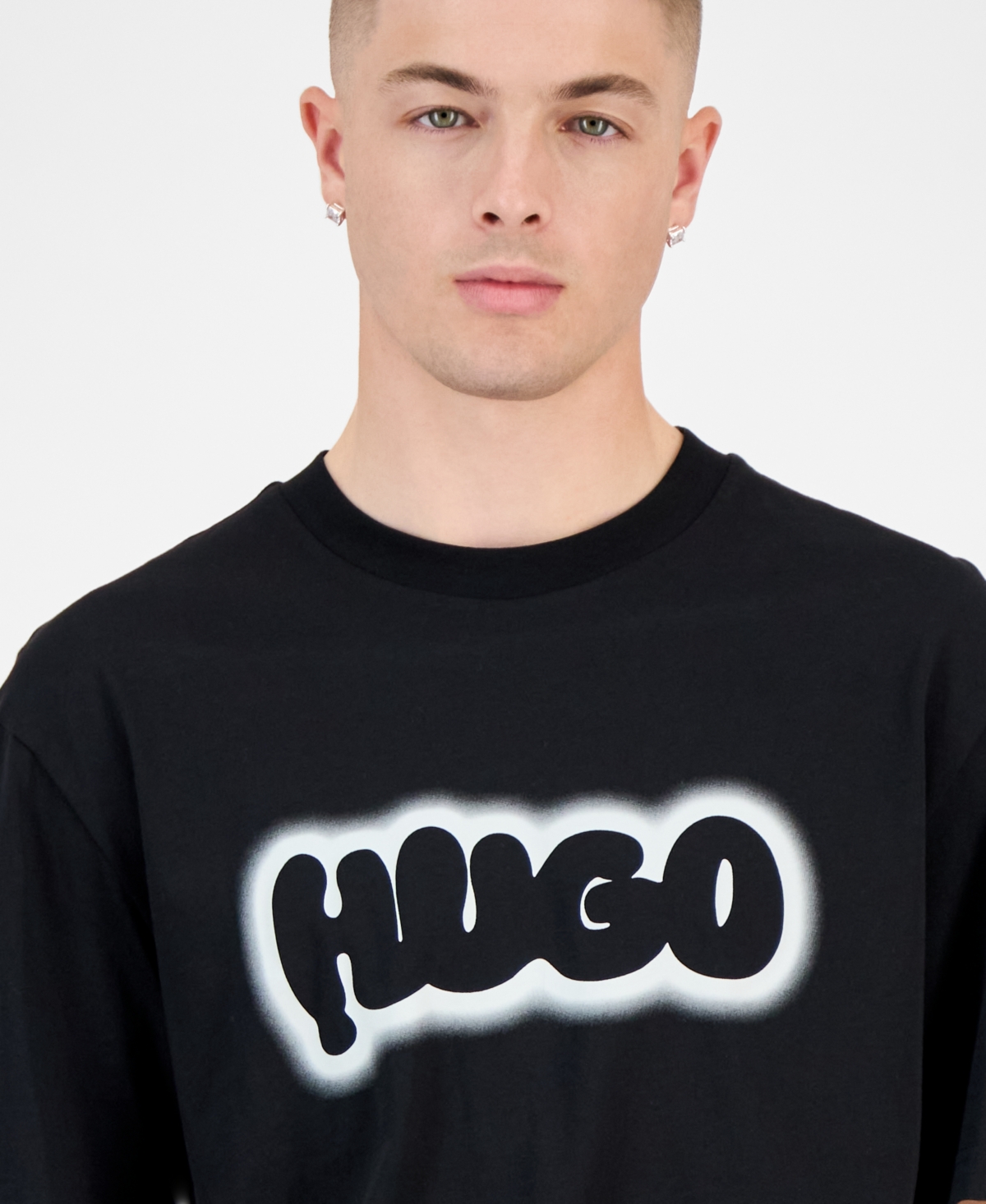 Hugo Boss Men's Nedrix Short-Sleeve Crewneck Logo-Graphic T-Shirt