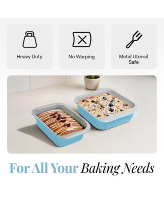 6-Piece Nonstick Stackable Nesting Bakeware Set