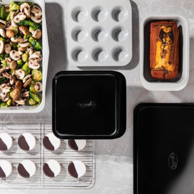 6-Piece Nonstick Stackable Nesting Bakeware Set