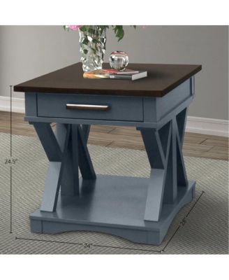 Americana Modern - Denim Cocktail Table with 2 End Tables