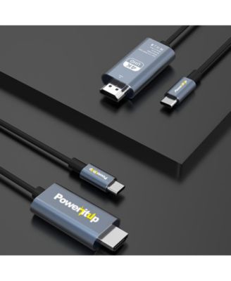 Power It Up USB-C to HDMI 4K High Speed Cable, 6 ft. (2-Pack)