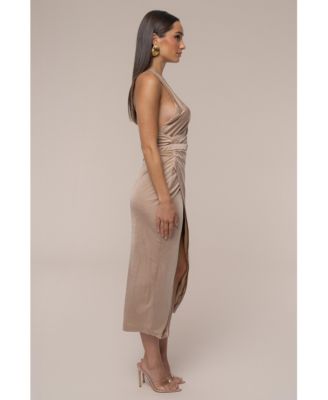 Anniversary Belted Wrap Dress