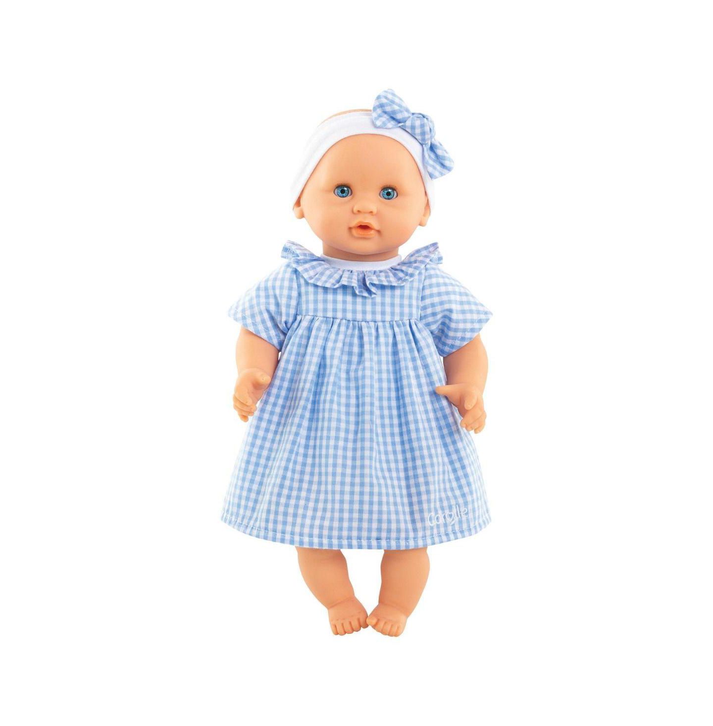 Детская кукла Corolle Milly 12" Soft-Bodied Baby Doll with Sleepy Eyes and Vanilla Scent, Ages 18 Months+, цвет: Синий — фото 3