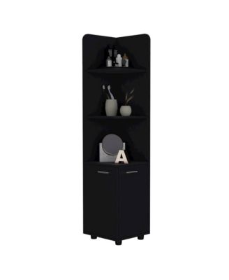 Freestanding Cabinet Kairatu , Bathroom, Black