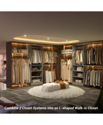 Adjustable Closet System for Bedroom