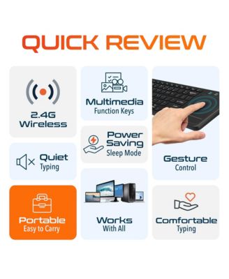 N60 Mini Bluetooth Wireless Keyboard, Touchpad (DKMIN60-WB