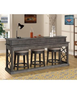 Parker House Sundance - Smokey Grey Swivel Stool