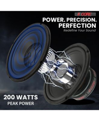 8 Inch Woofer Pair 200W Car Subwoofer 4Ohm Replacement Deep Sub w Poly Cone - WF 8 120 PP 4OHM 2PCS