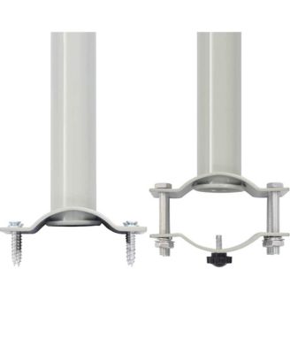 Side Awning Cream Polyester, Powder-Coated Iron 47.2 x 118.1 in