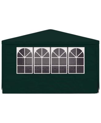 Party Tent Green Polyethylene, Steel Large Collapsible