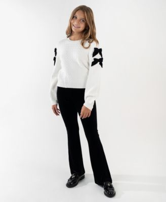 Rare Editions - Girls 7-12 2-Piece Sweater and Pant Set