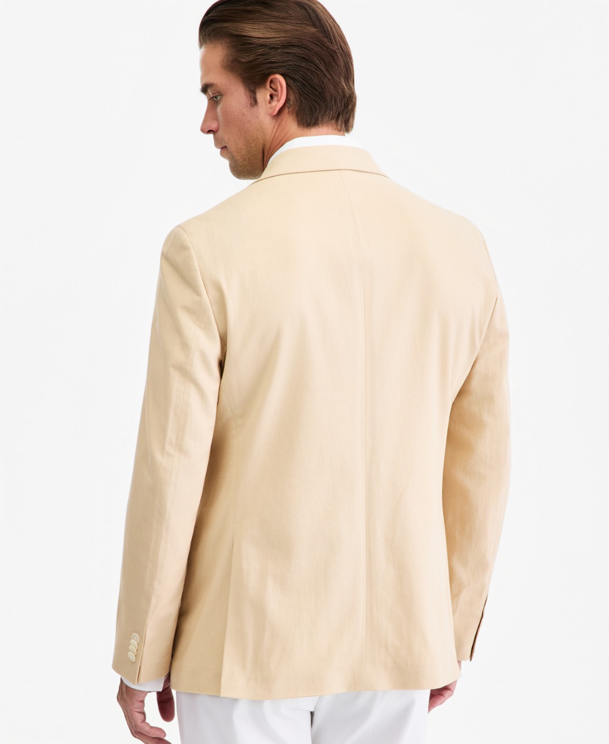 Мужские Tommy Hilfiger Men's Modern-Fit Linen Blend Blazer — фото 4