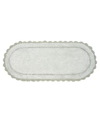 Crochet Cotton Bath Rug, 24" x 60"