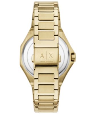 Armani Exchange Women's Multifunction Gold-Tone Stainless Steel Watch, 36mm