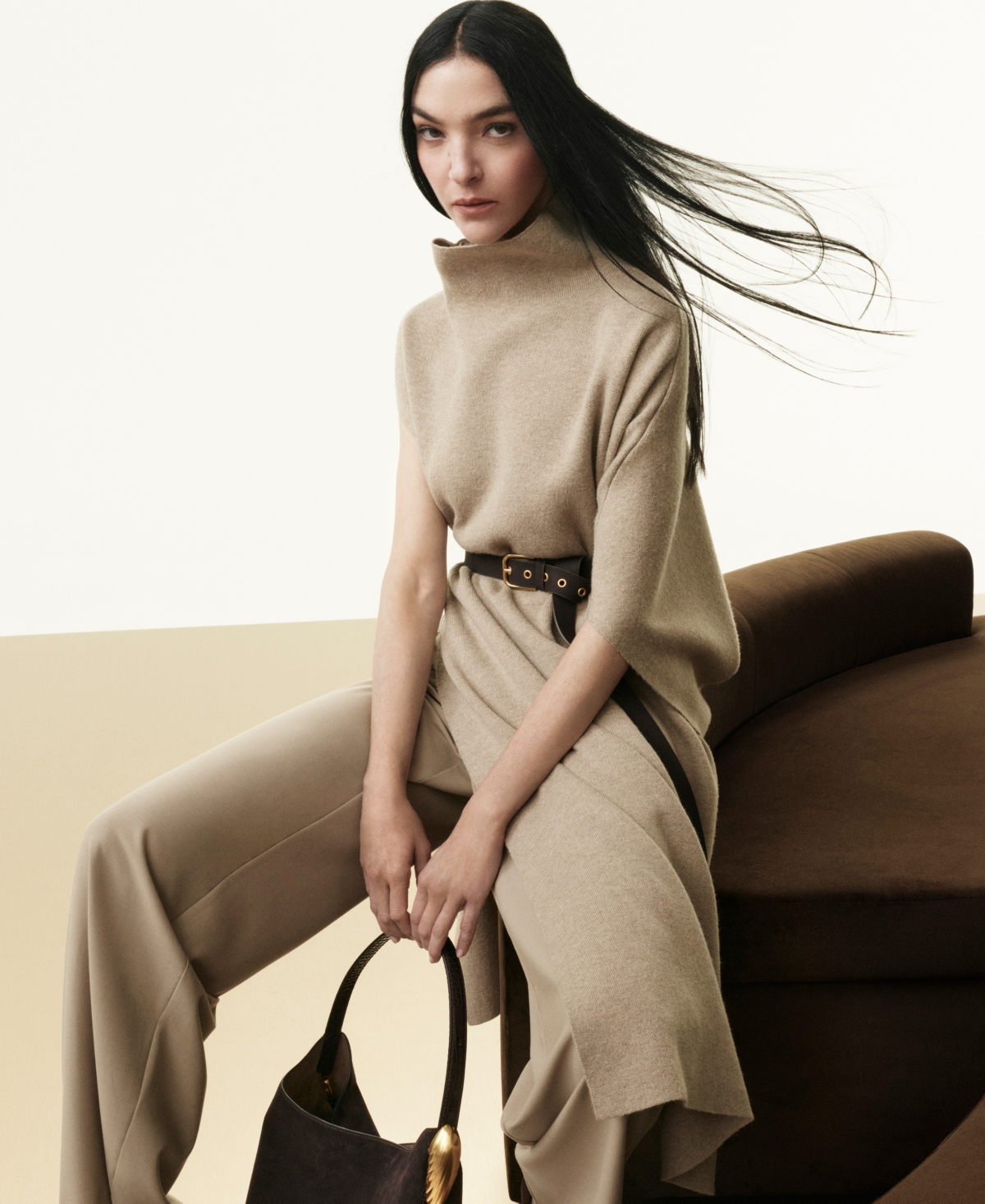 Donna Karan New York Women's Oversized Poncho Tunic Coat